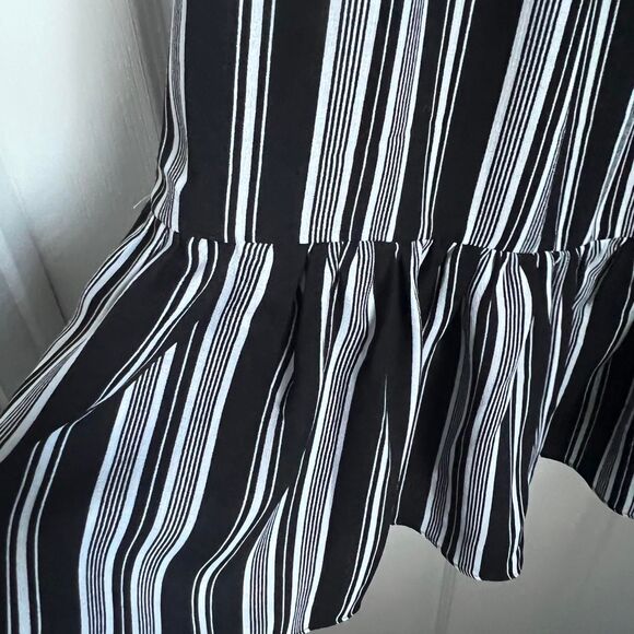 Soprano Black and White Striped Dress Size S - Picture 8 of 8
